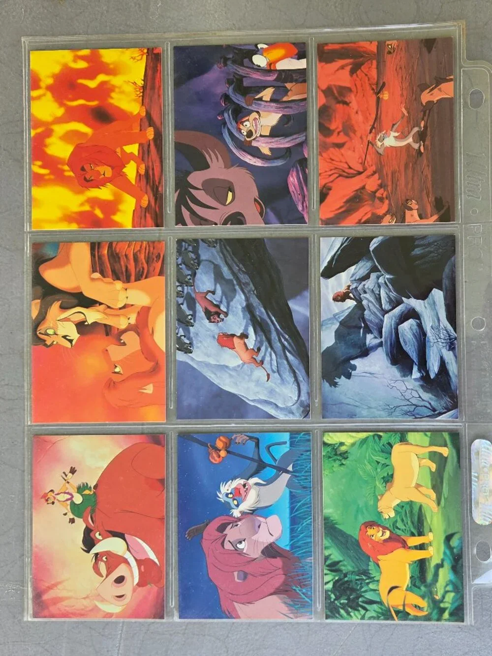 Disney Lion King Trading Cards 19-25, 55-63, 136-144, 145-153 (36 Total Cards)
